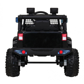 Autko Jeep Dark Night na akumulator dla dzieci Czarny + Wolny Start + EVA + Audio LED